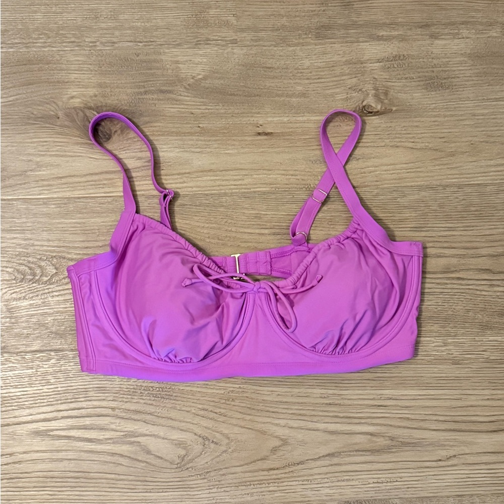 Purple Women's Underwire Bikini Top